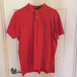 Vintage Red Custom Fit Polo by Ralph Lauren